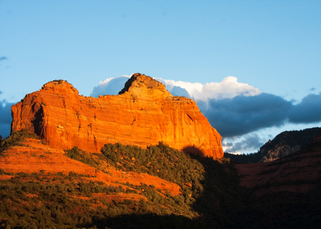 Sedona Sunset 1, Shot with a Canon 40D.